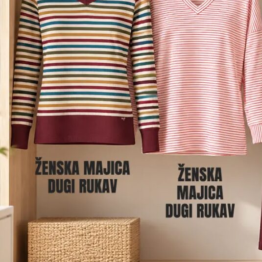 Ženska majica dugi rukav