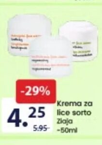Ziaja krema za lice sorto 50ml, FIS