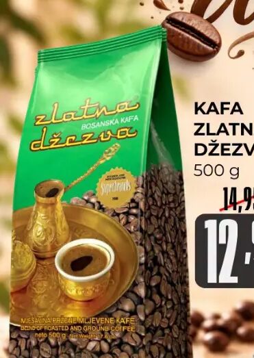 Zlatna džezva kafa 500 g