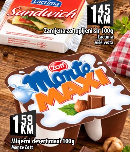 Zott Monte Zott Mliječni desert maxi 100 g