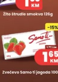 Zvečevo Samo ti jagoda 100g, Hass