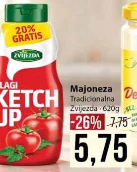 Zvijezda Ketchup Blagi 1000g